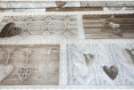 Made In Italy Pamut szövet Shabby love bézs, h. 145 cm