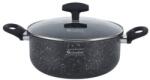 Goldmann Cratita din aluminiu presat, 24x10.5cm, 2mm grosime, acoperire ceramica, manere soft touch, Goldmann (GM 1300-24)