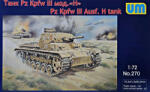 UniModels Pz. Kpfw III Ausf. H German tank 1: 72 (UM270)