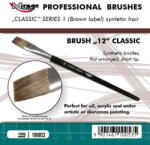 Mirage Hobby Brush Flat High Quality Classic Series 1 Size 12 (100053)