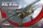 Mirage Hobby Fighter Aircraft PZL P. 11c 1: 48 (481009)