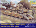UniModels Tank carrier car with Pz. Kpfw. 38(t) 1: 72 (UM259)