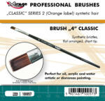 Mirage Hobby Brush Flat High Quality Classic Series 2 Size 4 (100057)