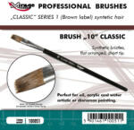 Mirage Hobby MIRAGE BRUSH FLAT HIGH QUALITY CLASSIC SERIES 1 size 10 (100051)