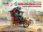 ICM Battle of the Marne(1914), Taxi car wit French Infantry 1: 35 (35660)
