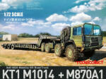 modelcollect German MAN KAT1M1014 8*8 HIGH-Mobility off-road truck with M870A1 semi-trailer 1: 72 (UA72341)