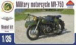 AIM -Fan Modell MV-750 Soviet military motocycle with sidecar 1: 35 (AIM35003)