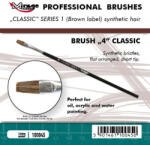 Mirage Hobby Brush Flat High Quality Classic Series 1 Size 4 (100045)