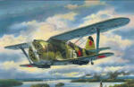 ICM I-153 Chaika, WWII Soviet Biplane Fighter 1: 72 (72074)
