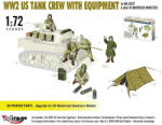 Mirage Hobby WW2 US TANK CREW WITH EQUIPMENT for M8 SCOTT & other US MOTORISED HOWITZERS 1: 72 (720003)