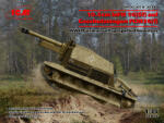 ICM 10.5cm leFH 16(Sf)auf Geschutzwagen FCM36(f), WWII German self-propelled howitzer 1: 35 (35340)