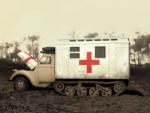 ICM V3000S/SS m Maultier with Shelter, WWII German Truck 1: 35 (35414)
