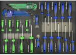 SP Tools Tálcás SP Tools "M" Csavarhúzó és imbuszkulcs készlet 38 db-os (SP00533)