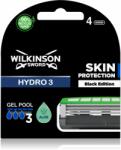 Wilkinson Sword Hydro3 Skin Protection Black Edition capete de schimb 4 buc