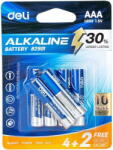 Deli Office Deli Alkaline batteries AAA LR03 4+2pcs (030707) - vexio