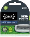 Wilkinson Sword Hydro Trim and Shave Skin Protection For Body and Balls capete de schimb 3 buc