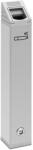 Ulsonix Falra szerelhető hamutartó - kül- és beltérre - zárható - 11 x 8 x 49 cm (ULX-ASHTRAY 02W)