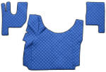 F-CORE Set covorase compatibile cu Renault T cu podea inalta (01.2014-2021), piele sintetica - Albastru (F-CORE FL14 BLUE)
