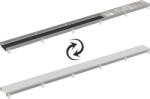 Alcadrain Grătar plin pentru rigolă, Alcadrain, Double, cu două fețe, 75 cm (DOUBLE-750M)