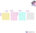INSPIO Matricák gyerekszobába - Játékos színes lepkék (9546f) (9546f)