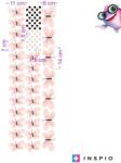 INSPIO Akvarell matrica - Rózsaszín pillangók (9318f) (9318f)