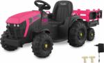 Jamara Toys Ride-on Elektromos traktor + pótkocsi - Rózsaszín (460897)