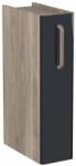 Krofam Dulap tip coloana suspendat negru Krofam Comfy 80 cm (147-0112)