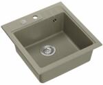 Quadron Chiuveta compozit incastrata Quadron Pop Peter 110 bej inchis 50x52 cm (HCQP5052ST) Chiuveta