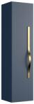 Krofam Dulap tip coloana suspendat albastru Krofam e-VOG 130 cm maner auriu (159-0107)