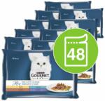 Gourmet Gourmet Perle hrană pisici la plic, felii mini în sos 48 x 85 g