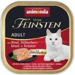 Animonda Animonda Vom Feinsten Adult Cat vită, pui + ierburi 100 g