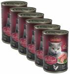 BEWITAL petfood Leonardo conservă pentru pisici - Pui 6 x 400 g
