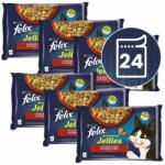 FELIX FELIX Sensations Jellies pliculețe, selecție delicioasă în gelatină 24 x 85 g