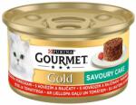 Gourmet Conservă Gourmet GOLD - Tort savuros cu vită și roșii, 85g