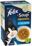 FELIX FELIX Soup Selecție delicioasă cu cod, cu ton, cu cambulă 6 x 48 g