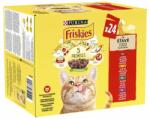 Friskies FRISKIES multipack cu pui, cu vită, cu miel, cu rață în sos 24 x 85 g