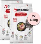 ONTARIO Ontario Cat Sterilised Lamb 2 x 6, 5 kg