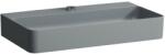 Laufen VAL Mosdó túlfolyónyílás nélkül, csaplyuk nélkül, Graphite matt H8102857581121 (H8102857581121)