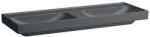 Laufen MEDA Dupla mosdó, 130 cm túlfolyónyílás nélkül, csaplyuk nélkül, Graphite matt H8141127581121 (H8141127581121)
