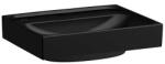 Laufen MEDA Kézmosó, 45 cm, csiszolt alsó felülettel túlfolyónyílás nélkül, csaplyuk nélkül, Fekete matt H8161117161121 (H8161117161121)