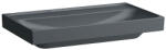 Laufen MEDA Mosdó, 80 cm, csiszolt alsó felülettel túlfolyónyílás nélkül, csaplyuk nélkül, Graphite matt H8161177581121 (H8161177581121)