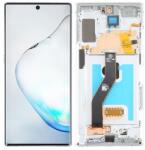  GH82-20838A Samsung Galaxy Note10 Plus OLED kijelző érintővel Ezüst kerettel előlap (GH82-20838A)