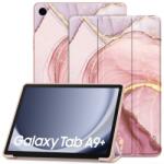 Tech-Protect TP1691 Tech-Protect Smartcase Samsung Galaxy Tab A9 Plus tok, színes (Marble) (TP1691)