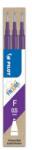 Pilot Rezervă roll-on, 0, 25 mm, scriere detașabilă, PILOT "Frixion Clicker/Ball" 05, violet, 3 buc