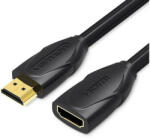 Vention HDMI/M -> HDMI/F (hosszabbító, fekete), 3m, kábel (VAA-B06-B300)