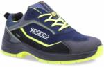 Sparco INDY Baltimora S3S ESD SR LG munkavédelmi cipő, kék-fluozöld (7537BMGF41)