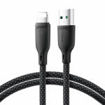 JOYROOM Multi-Color USB-A - Lightning Kábel - 1m 3A - Fekete (SA34-AL3)