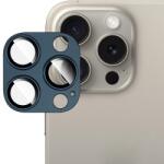 IMAK CAPACĂ IMAK FULL METAL Apple iPhone 15 Pro / 15 Pro Max sticlă pentru cameră albastru