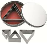 Ibili Rozsdamentes acél háromszög lyukasztó készlet - 6db - Ibili (723900)