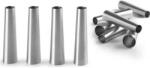 Ibili Rozsdamentes acél mini csövek desszertekhez 4db 6, 5cm átmérő 1, 6cm - Ibili (802300)